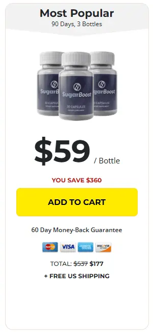 sugarboost 3 bottles price